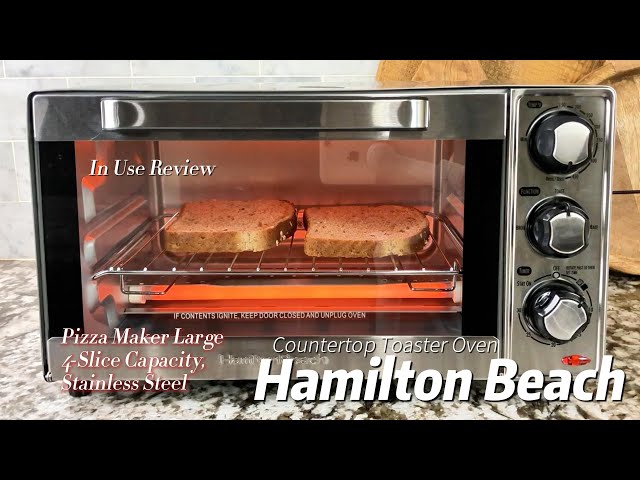 Hamilton Beach 4-Slice Toaster Oven & Pizza Maker 