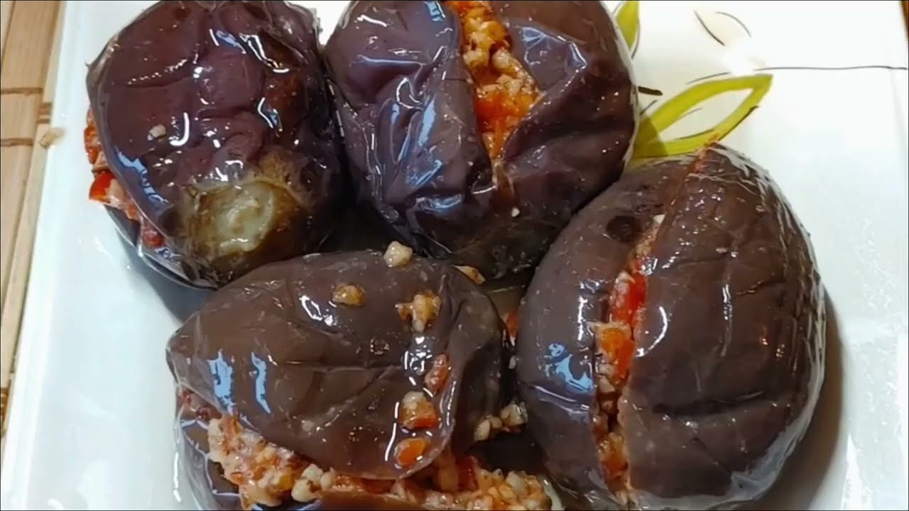 المكدوس من المقبلات الرائعه فى العزومات والاكلات الصيامى  بتكنيك جديد حنعمله بسهوله