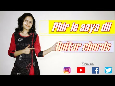 phir-le-aaya-dil-guitar-lesson-|-simple-guitar-chords-|-arijit-singh-(barfi)