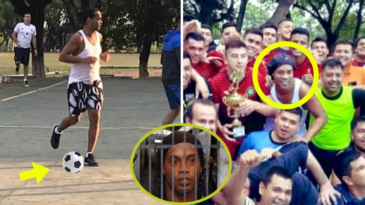  Ronaldinho Scored 5 Goals in Prison !