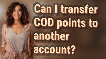 Can I transfer COD points to another account?