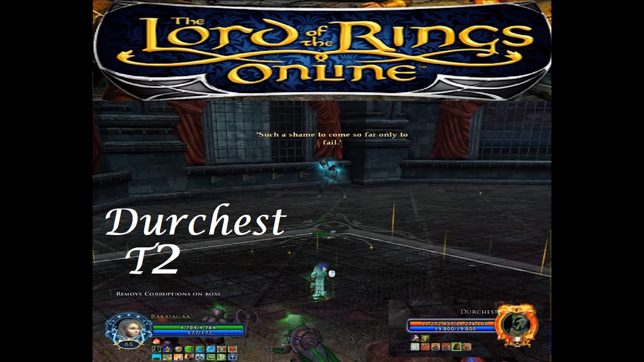 LOTRO: Rune-keeper Fire dps: Barad Guldur 1st boss - Durchest ( Mordor server )