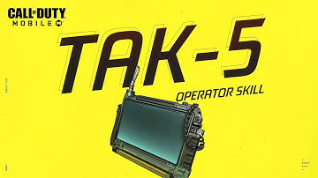 Tak-5 Operator Skill | S9 New Operator Skill Call of Duty: Mobile