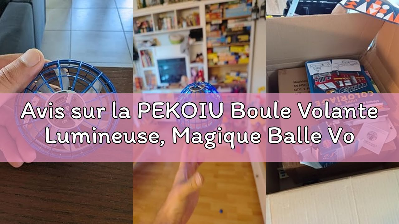 Boule Volante Lumineuse – Drone Hoverball Magique Avec Gyroscope, Pour Enfants 6 Ans Et Plus, En Intérieur Comme En Extérieur