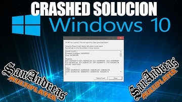 COMO SOLUCIONAR PROBLEMA REPORT CRASH SAMP EN WINDOWS 10