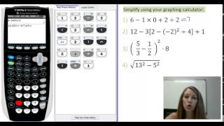 Multiple Operations on the TI-84 Graphing Calculator
