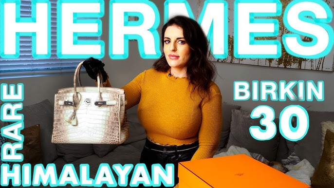 Hermes Birkin 25 Himalayan RARE BAG Unboxing 