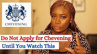 CHEVENING SCHOLARSHIP APPLICATION. DO NOT APPLY FOR CHEVENING UNTIL YOU HAVE WATCHED THIS. screenshot 1