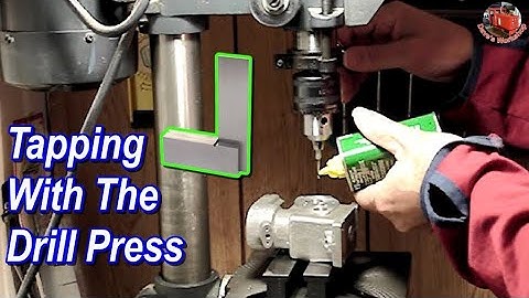 Manual Thread Tapping using the Bench Drill