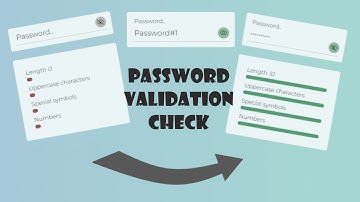 Валидация пароля HTML CSS JS | Проверка пароля на JavaScript с АНИМАЦИЕЙ на CSS |JavaScript Tutorial