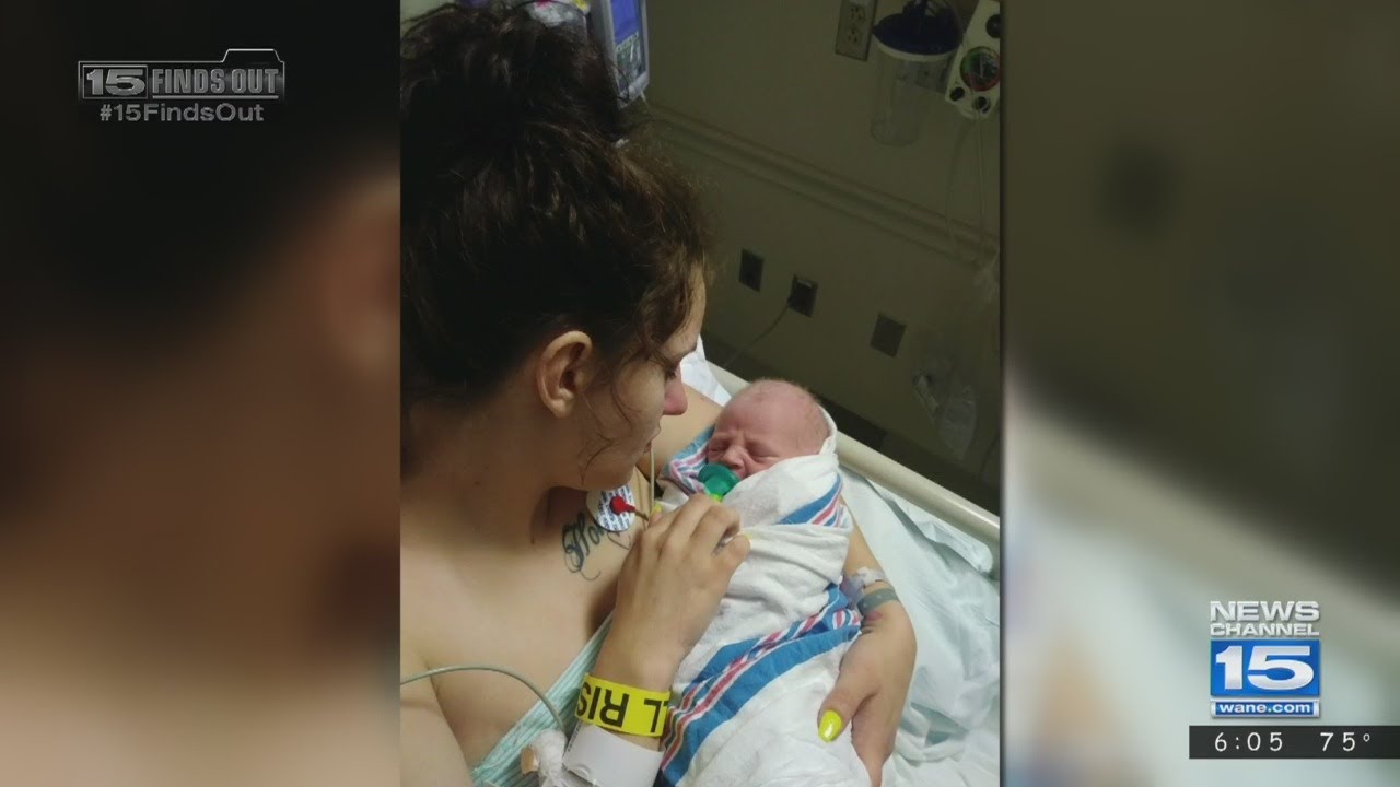 Mother discusses umbilical cord drug testing her newborn son