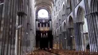 Organ Music in Rouen Cathedral