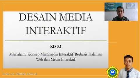 (3.1) Memahami Konsep Dasar Multimedia Interaktif Berbasis Halaman Web dan Media Interaktif