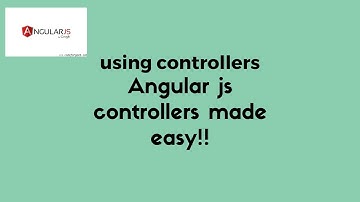 Angular js controllers