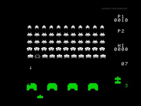Space Invaders Arcade Emulator Walkthrough, ZX Spectrum