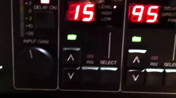 TC 2290 Settings for Streets