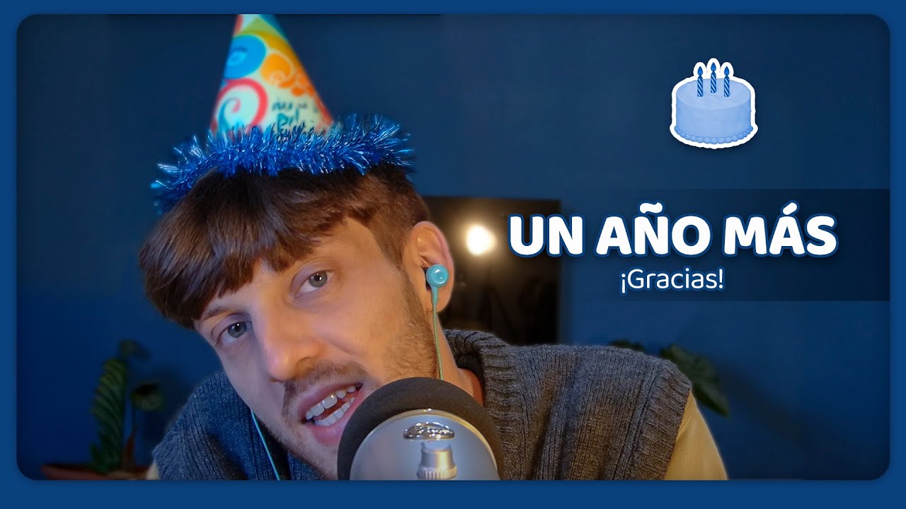 Un dibujo por mi Cumple en ASMR | Susurro Azul