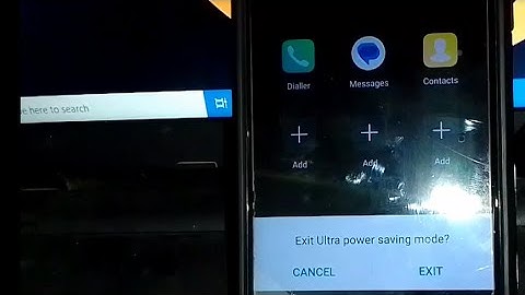 how to disable ultra power saving mode in huawei honor 20i mobile