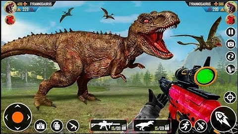 Best Dino Games - Wild Dinosaur Hunting Zoo Game Android Gameplay