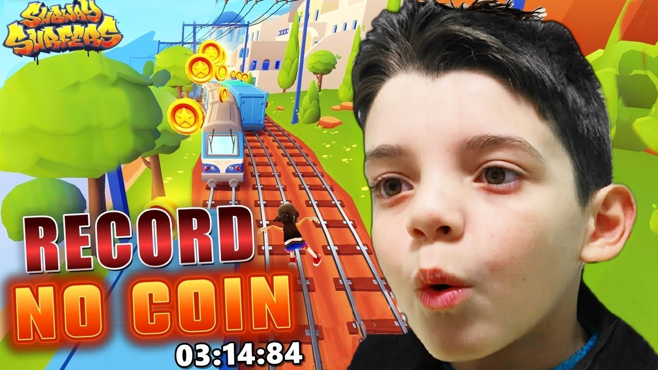 NO COIN! AO VIVO! BATENDO RECORD NO SUBWAY SURFERS 