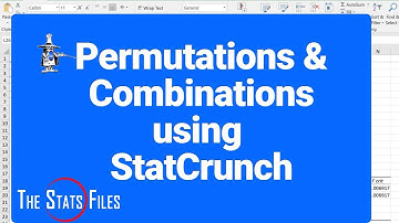 Permutations and Combinations using StatCrunch Data Compute Expression path