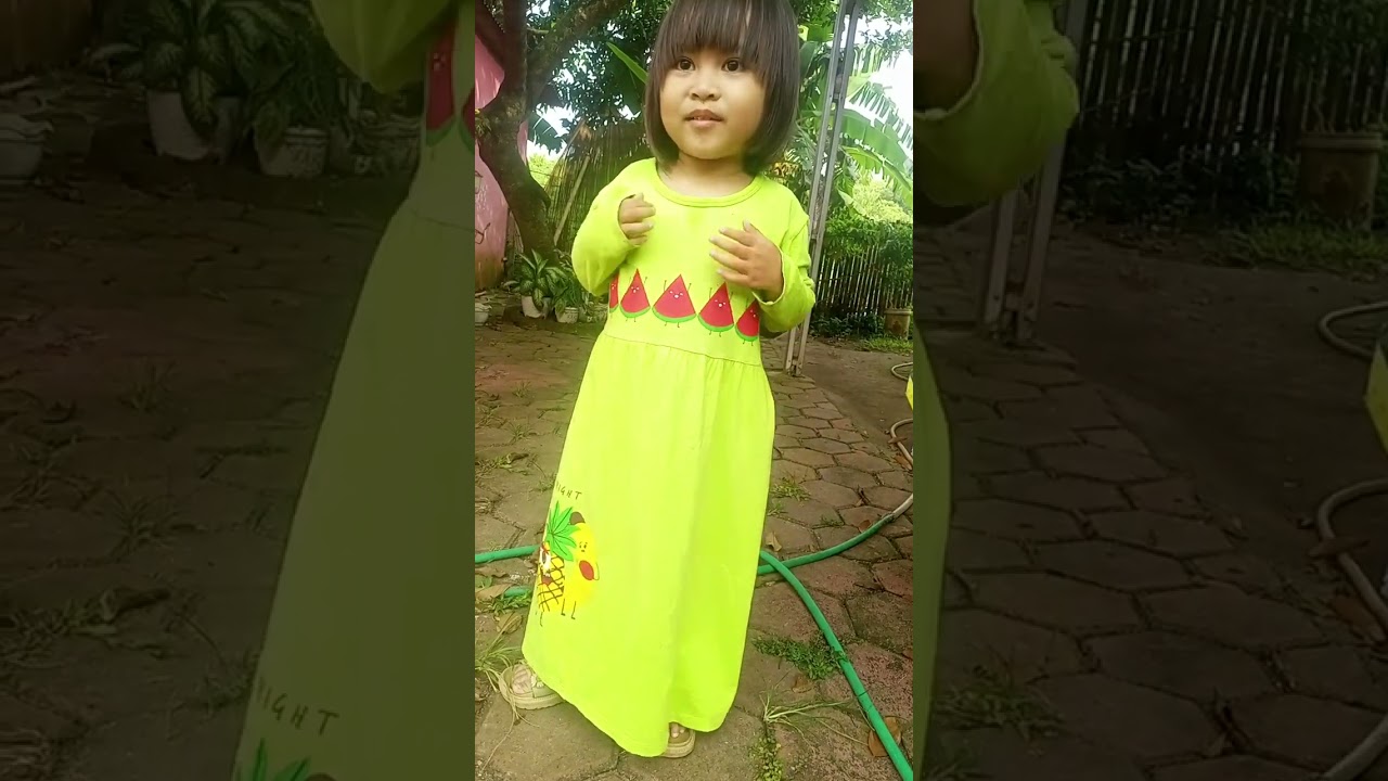 Amelia takut ikan mas