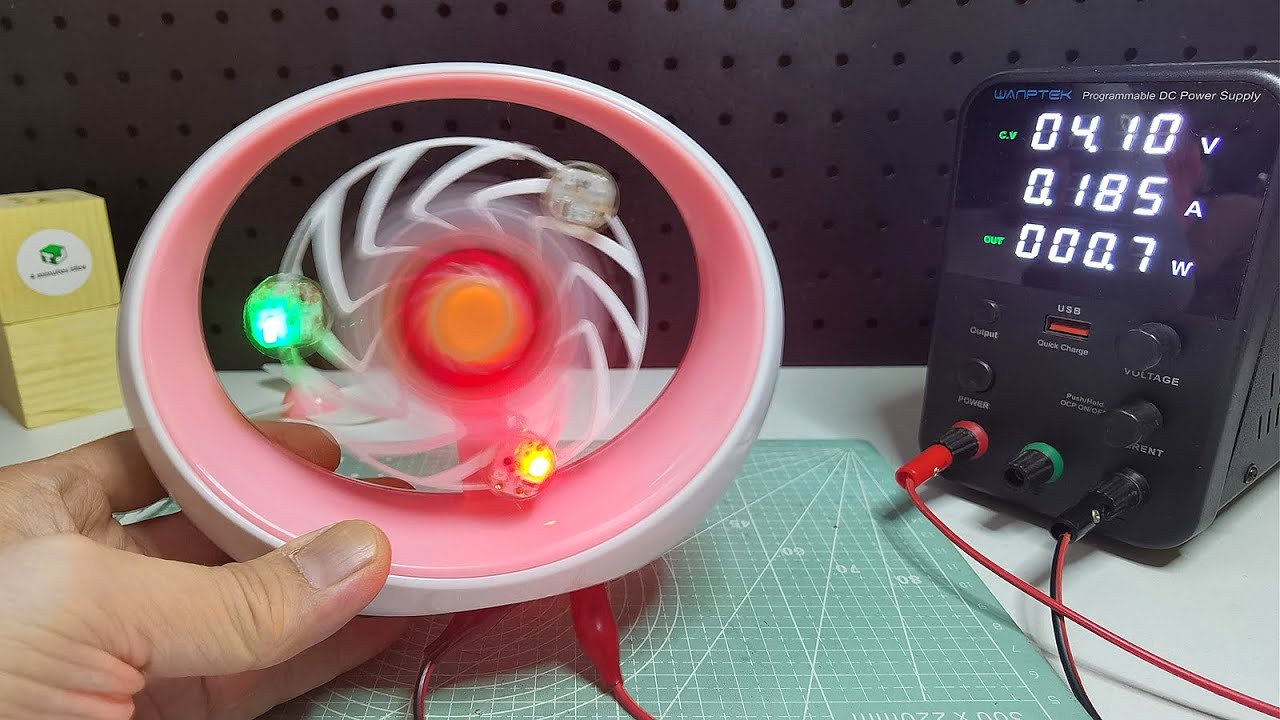 I Applied High Voltage to Modified Spinner Fan#012