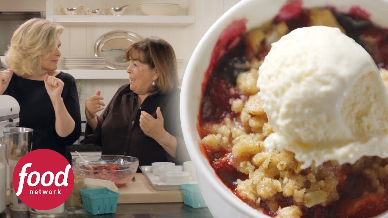 Cómo hacer crumble de frutas | Cocinando con Ina Garten | Food Network Latinoamérica