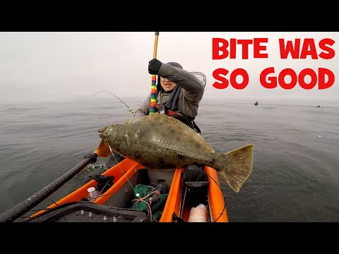 The Bite Was So Good: EPIC Halibut Kayak Fishing Adventure 