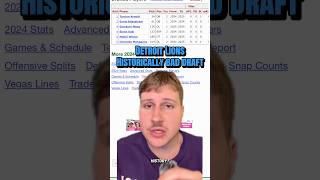 Why the Lions Had the WORST Draft