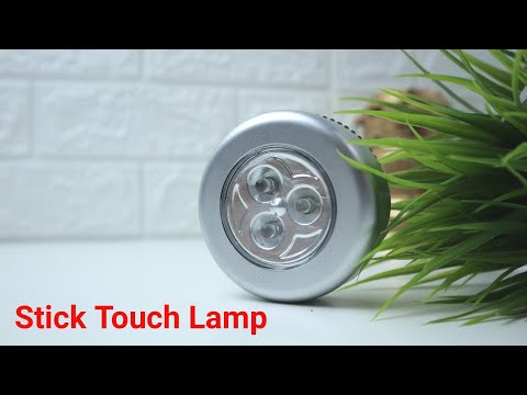 Stick touch lamp Lampu tempel emergency dengan LED, yang bisa dipasang dimana saja baik indoor maupu. 