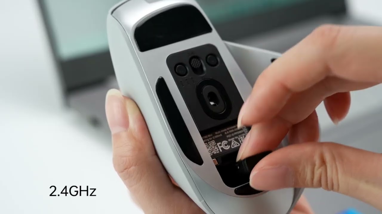 Rapoo Mt760 Mini Multimode Rechargable Wireless Mouse.