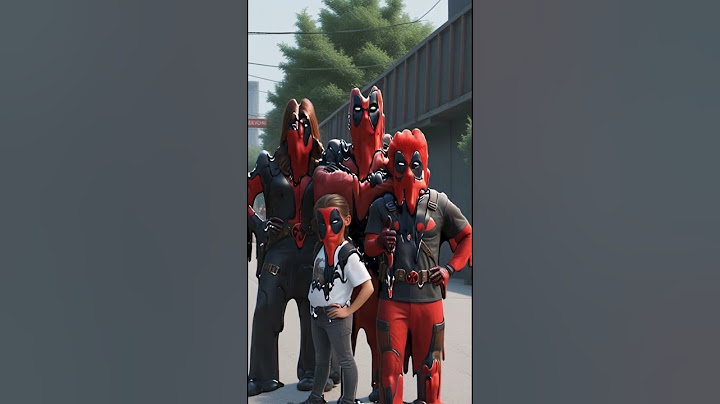 Melted Deadpool family by Tsuriki Show