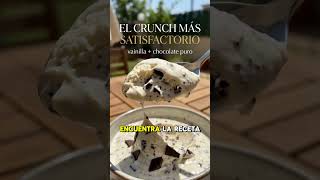 "¡El truco del CHOCOLATE CRACK! 🍫 Haz Stracciatella real en 1 minuto 🍦 #helado