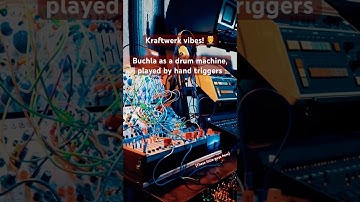 Buchla as drum machine! #analogsynth #modularsynth #drummachine #studio #electronicmusic #buchla