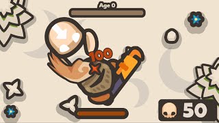 Taming.io Age 0 No Weapons Challenge