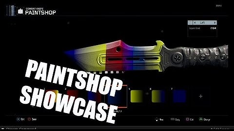 PAINTSHOP SHOWCASE (KNIFE,KUDA,LOCUS AND RK5)