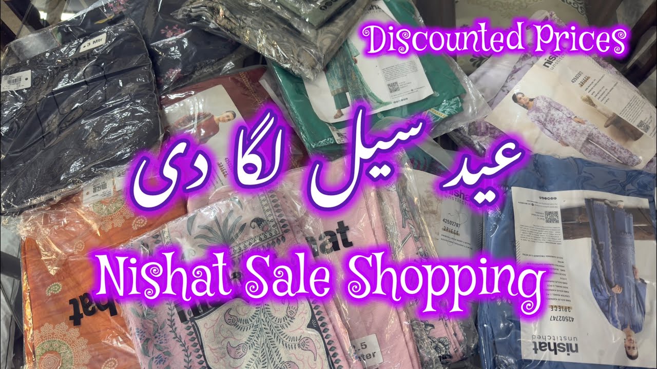 Nishat Linen Sale Hit Codes Available || Nishat Sale Shopping Haul 2026 #nishatsale #eidsale