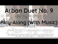 Arban duet no 9 air by mozart  playalong with music