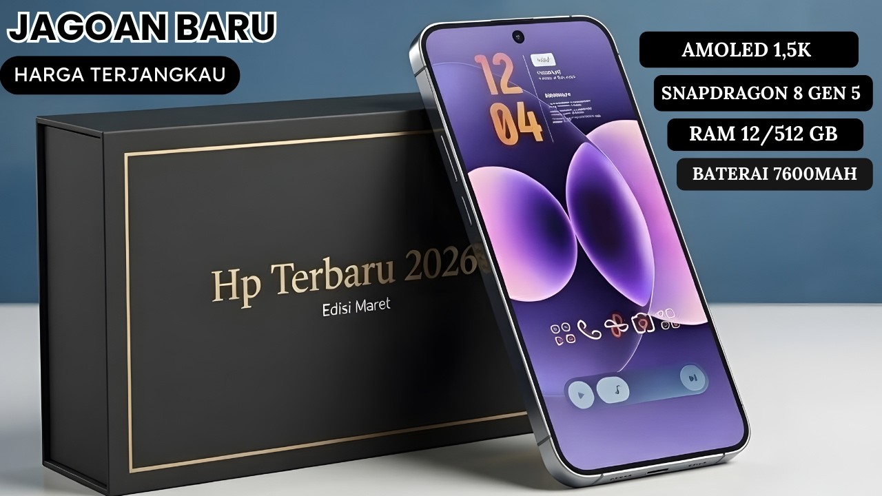PAKET LENGKAP‼️HP TERBARU SPEK DEWA BUAT LEBARAN 2026