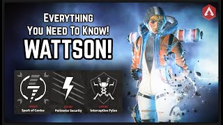 OFFICIAL Wattson Reveal & All Abilities Detailed Guide!! Apex Legends Season 2 Battle Charge