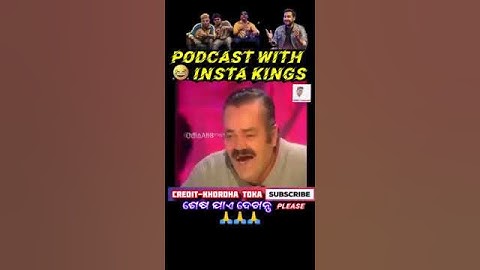 Podcast With Insta Kings 👑 || Khordha toka comedy || Funny Anugulia #comedy #shots #odiacomedy#funny