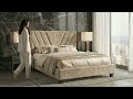 Sequoia Luxury Upholstered Bed Frame | Modern V-Design | Made in UK - Hush My Bed