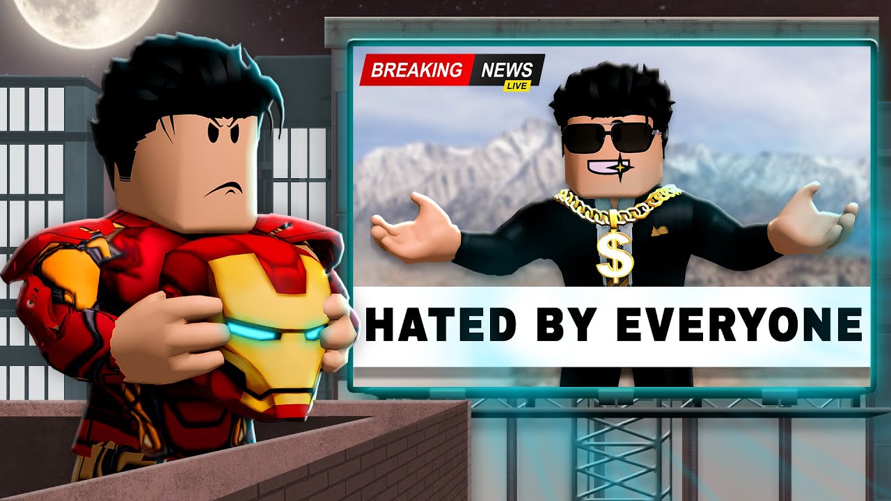 HATED Billionaire Became A SUPER HERO! (A Roblox Movie)