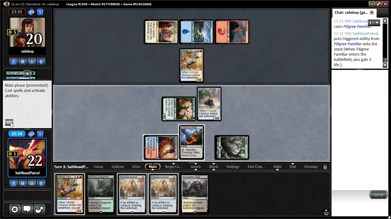 5 color Panharmonicon League Match 4