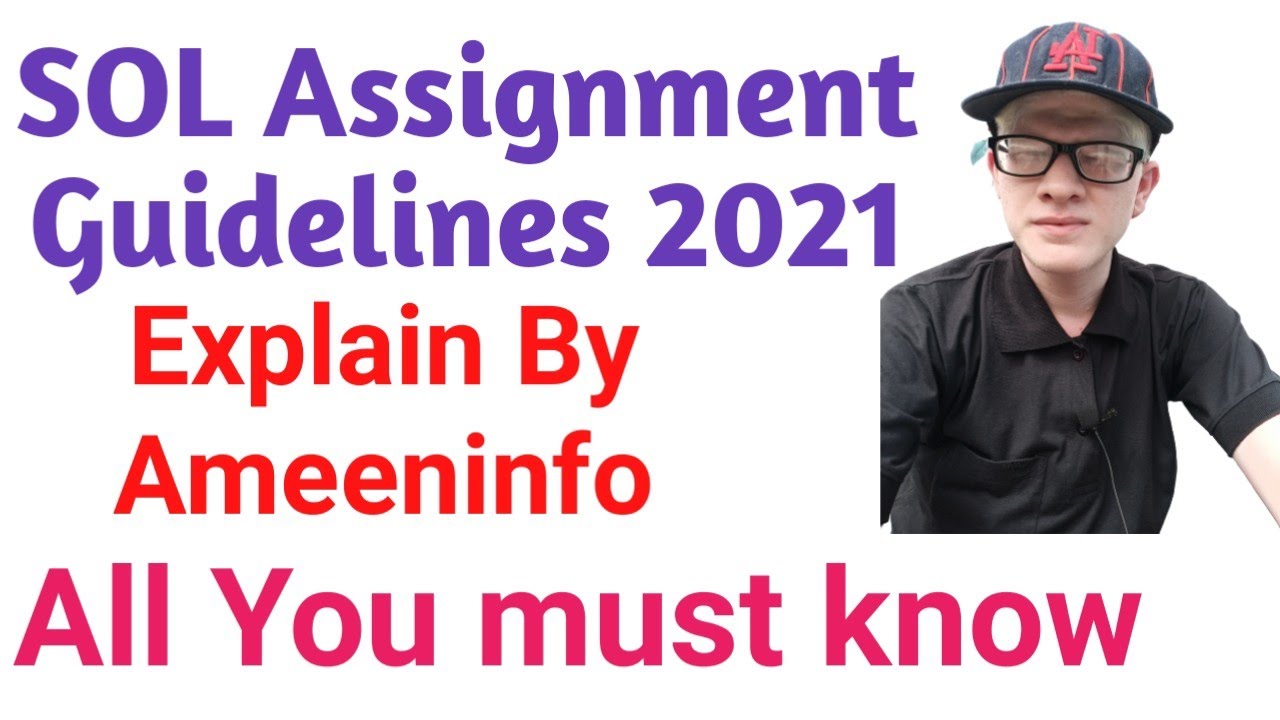 sol assignment based evaluation 2021