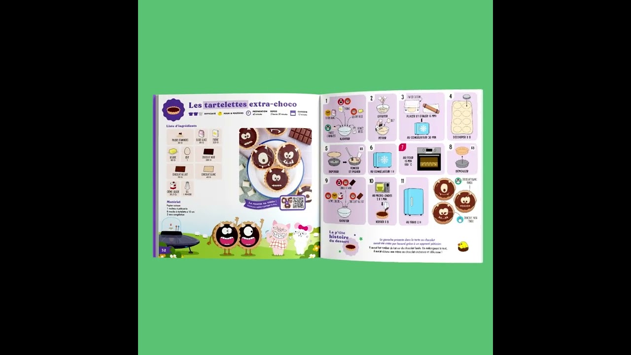 Livre Les gâteaux et desserts incontournables - Chefclub Kids