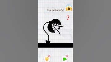 Save the butterfly 🦋 ! #shorts #gaming #savethestickman #help #butterfly #stickmangame