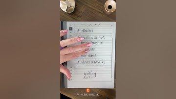 What does the SWIPE UP do in your reMarkable2? #remarkable2 #notetakingtips