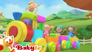 A Fun Train Ride!  Magical Playground  Building Blocks  @BabyTV